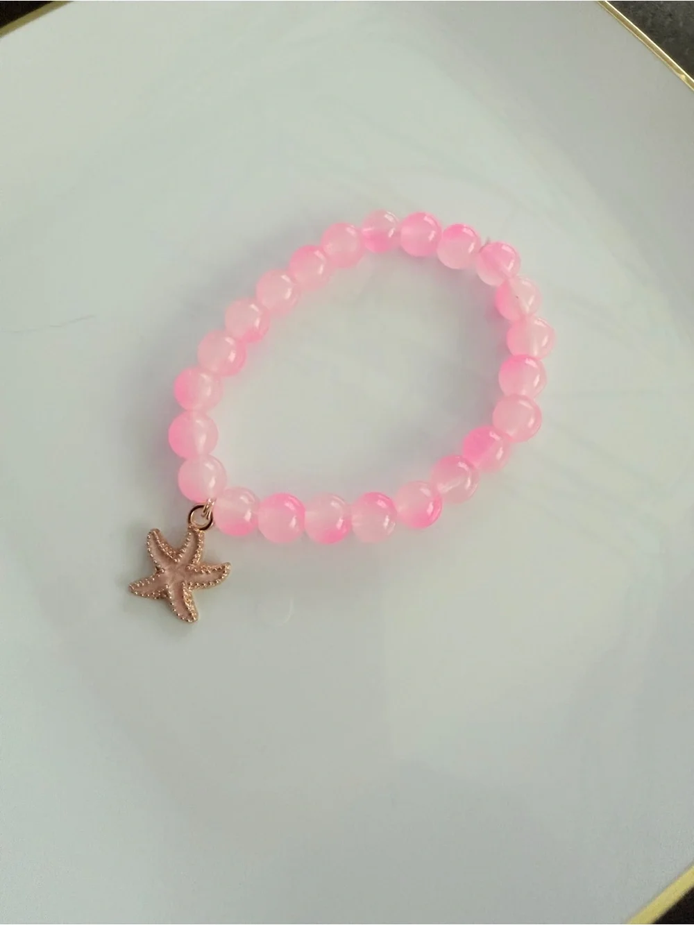 Handmade delicate pink